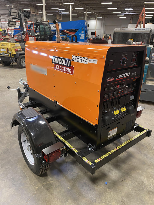 2022 Lincoln Electric LE400 Kubota V1505, Trlr, Cable Rack, Light Kit, ES Decals, T3