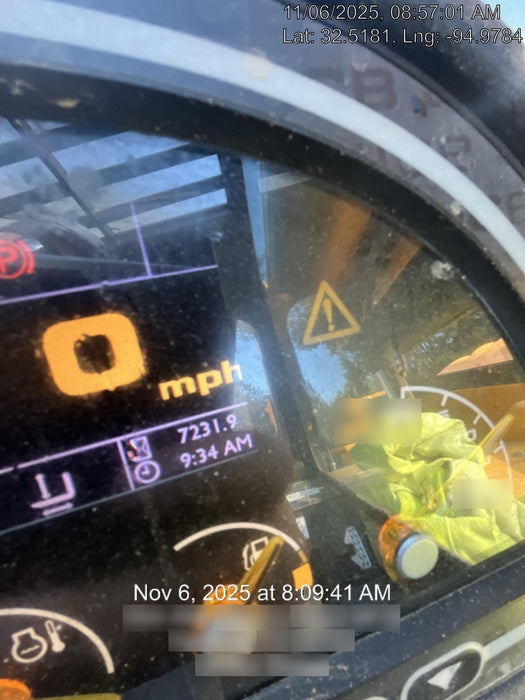 2019 JCB 510-56 74 HP w/CAB/HVAC, Beacon, Worklights, Aux Hydraulics, Solid Tires 72" Carriage/60" Forks