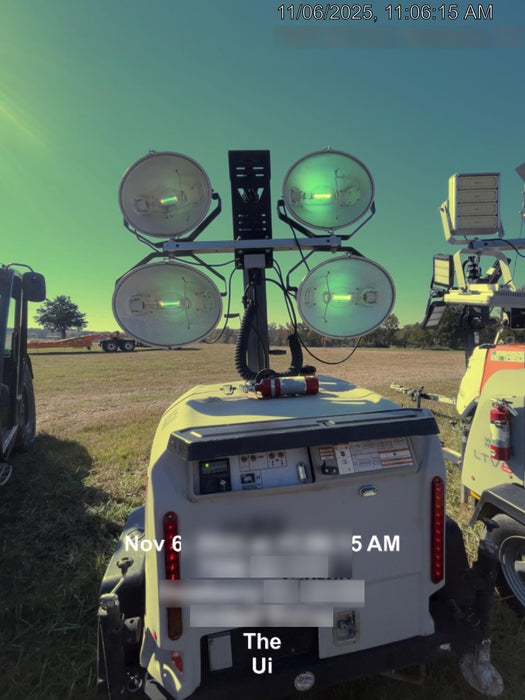 2018 Wacker Neuson LTV6L-MH Wacker Neuson LTV6L Mobile Light Tower w/Fuel Level Sensor Installed