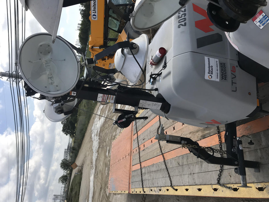 2018 Wacker Neuson LTV6L-MH Wacker Neuson LTV6L Mobile Light Tower w/Fuel Level Sensor Installed