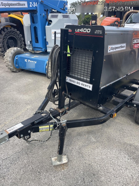 2024 Lincoln Electric LE400 Kubota V1505, Trlr, Cable Rack, Light Kit, ES Decals, T3