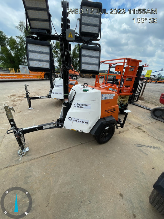 2023 Generac MLT2 Diesel, Flex Switch 120V Input, Powerzone Controller, (4) 320W LED Lights, 4kW Generator, 39.9 Gal Fuel Tank, 2" Ball, T3