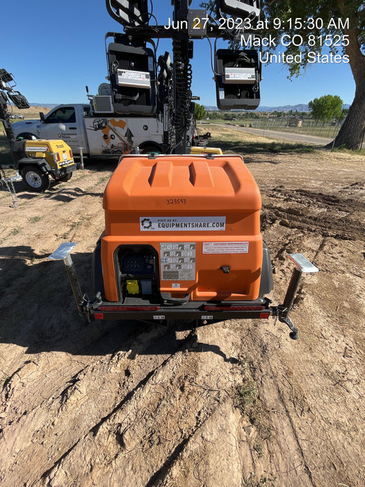 2023 Generac MLT2 Diesel, Flex Switch 120V Input, Powerzone Controller, (4) 320W LED Lights, 4kW Generator, 39.9 Gal Fuel Tank, 2" Ball, T3