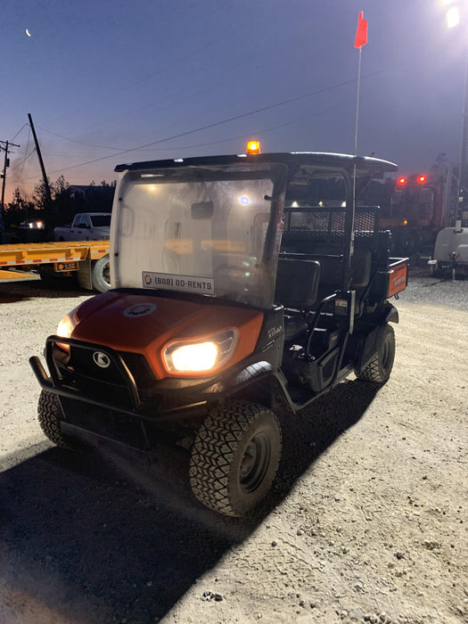 2020 Kubota RTV-X1140W-H Canopy, 4-Seater, Diesel, Windshield Acrylic Clear, Strobe Light, Backup Alarm