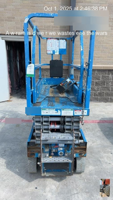 2018 Genie GS-1930 Genie GS-1930 w/Fixed Rail, Chain Entry