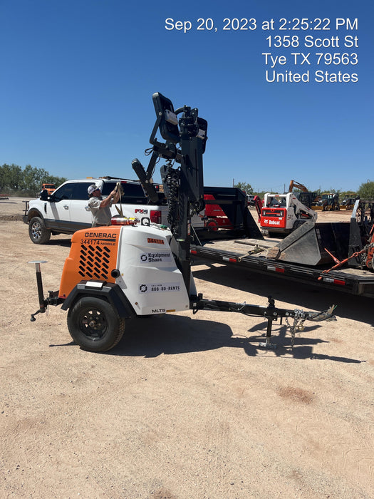 2023 Generac MLT2 Diesel, Flex Switch 120V Input, Powerzone Controller, (4) 320W LED Lights, 4kW Generator, 39.9 Gal Fuel Tank, 2" Ball, T3