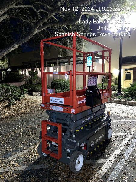 2024 Skyjack SJ3219 Electric Drive, Sld NM Tires, DBcns, RFRails, Power to Platform, T3 + Access Control