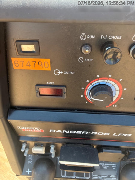 2026 LINCOLN ELECTRIC Ranger 305 LPG