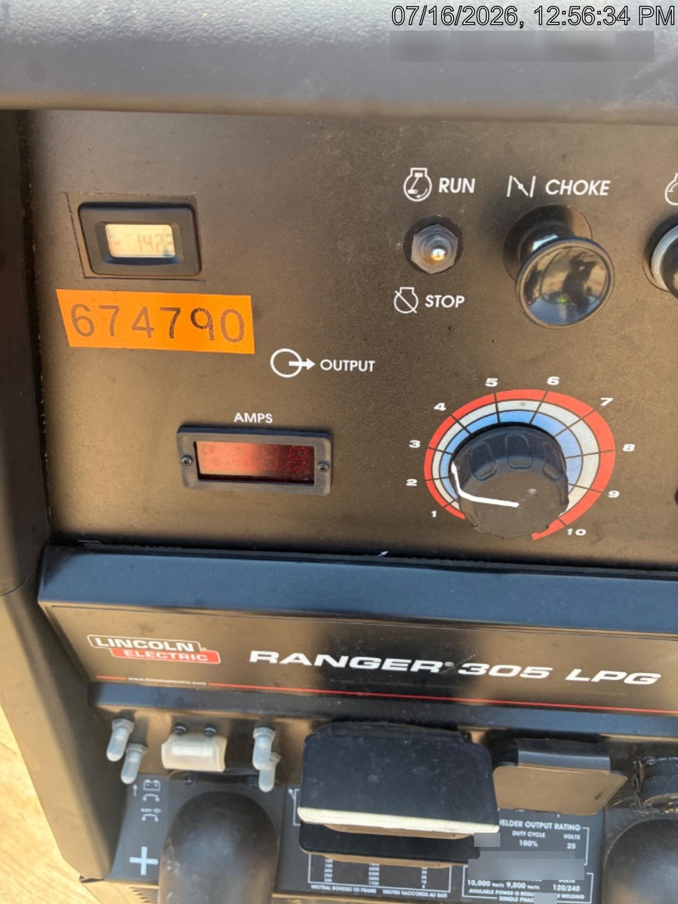 2026 LINCOLN ELECTRIC Ranger 305 LPG