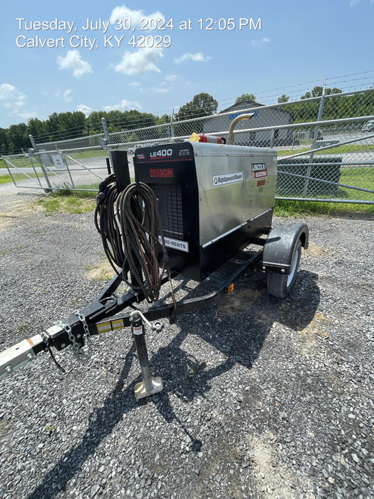 2024 Lincoln Electric LE400 Kubota V1505, Trlr, Cable Rack, Light Kit, ES Decals, T3