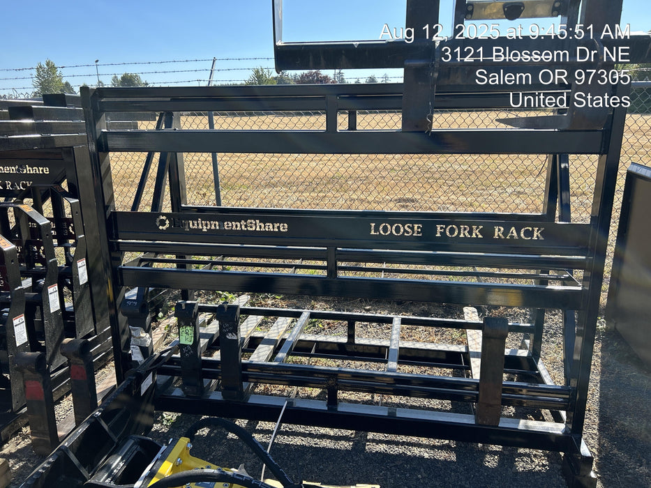 2025 FLUID POWER SUPPORT Loose Fork Rack