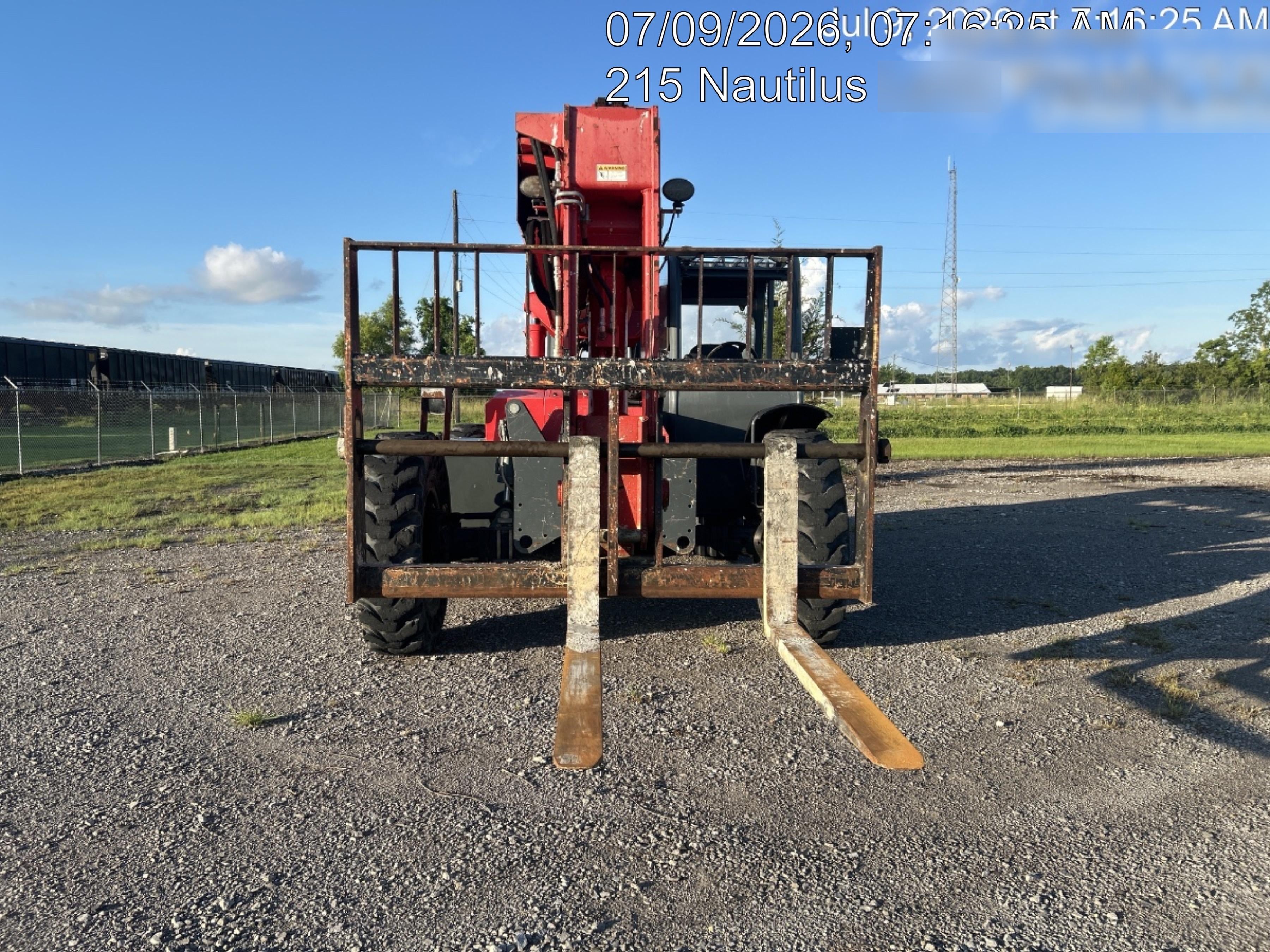 2019 Manitou MTA8044 MTA 8044 - 74 HP T4, Canopy, Worklights/Strobe, Beacon, 66" Carriage, 48" Forks, Solid Tires, Lift Hook, Aux Hydraulics