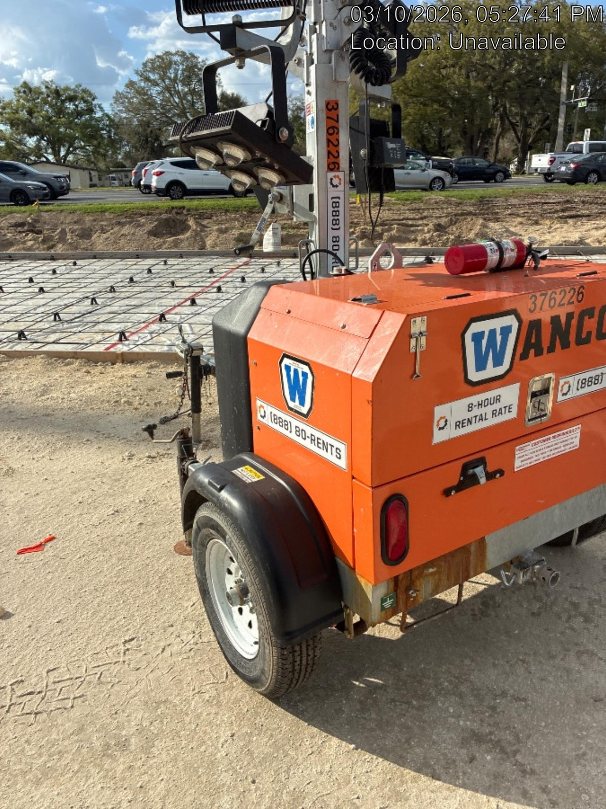 2023 Wanco WLTT-4MM4K Diesel, Deep Sea Controller, Shore Power Plug, Auto Start, (4) 350W LED Floodlights, 4kW Generator, 60 Gal Fuel Tank, 2" Ball, T3