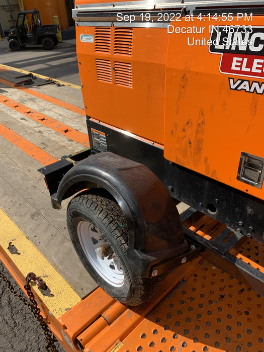 2021 Lincoln Electric Vantage 322 Vantage 322 Ready Pak 3 w/ Decals, ORANGE (includes trailer, cable rack, fender light kit) NO Telematics