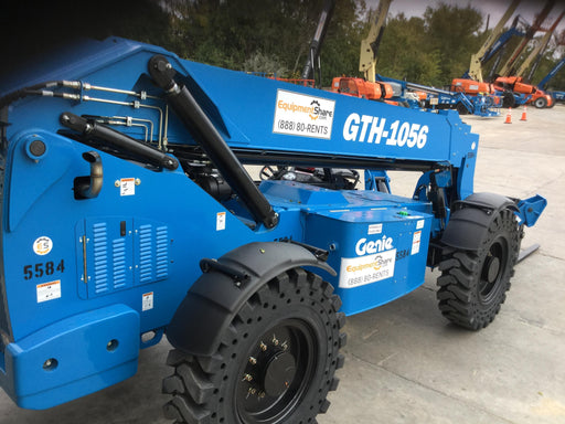 2017 Genie GTH-1056 Genie GTH1056, Solid Tires, 60" carriage, Light Kit, Open ROPS