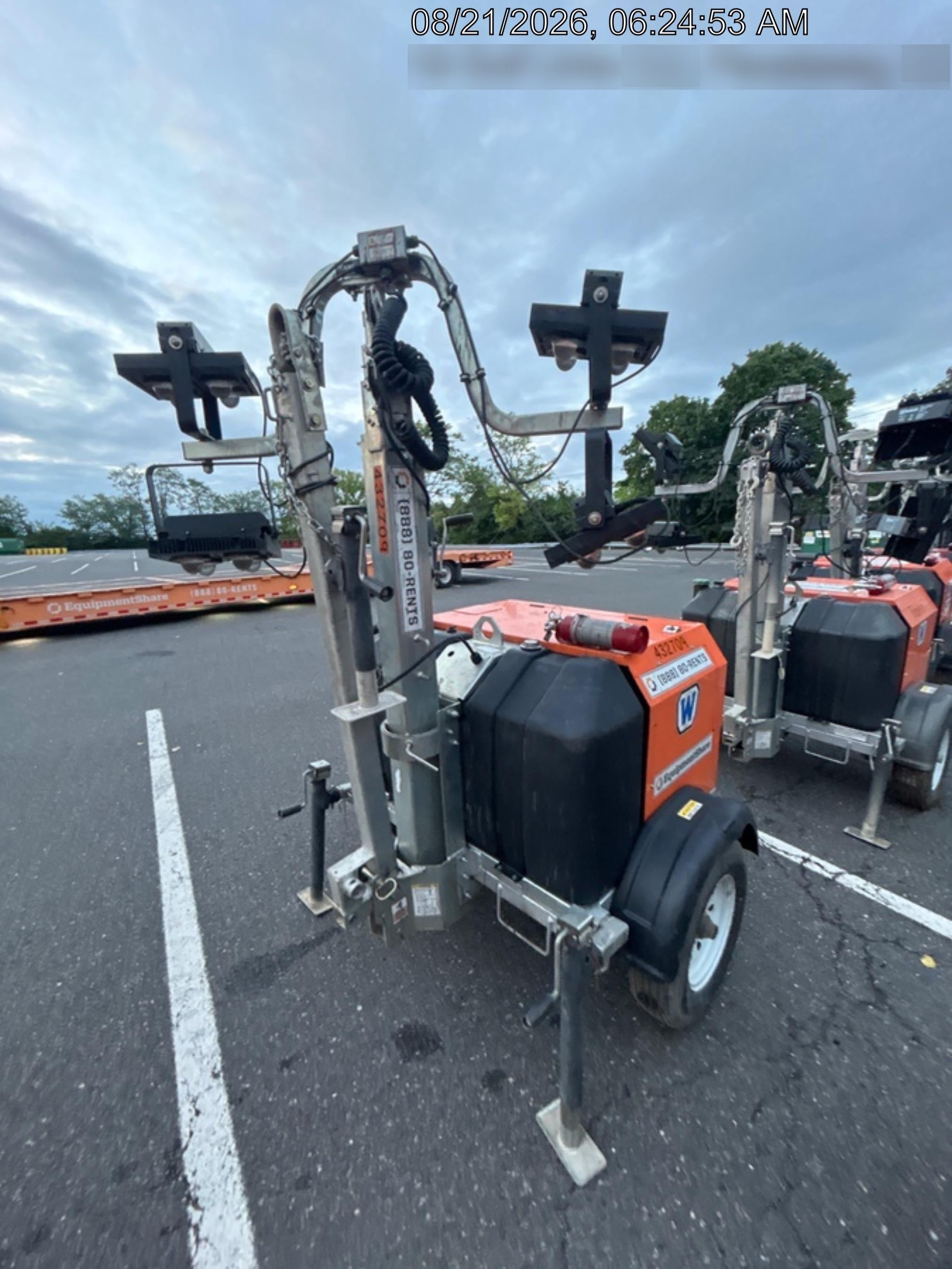 2024 Wanco WLTT-4MM4K Diesel, Deep Sea Controller, Shore Power Plug, Auto Start, (4) 350W LED Floodlights, 4kW Generator, 60 Gal Fuel Tank, 2" Ball, T3