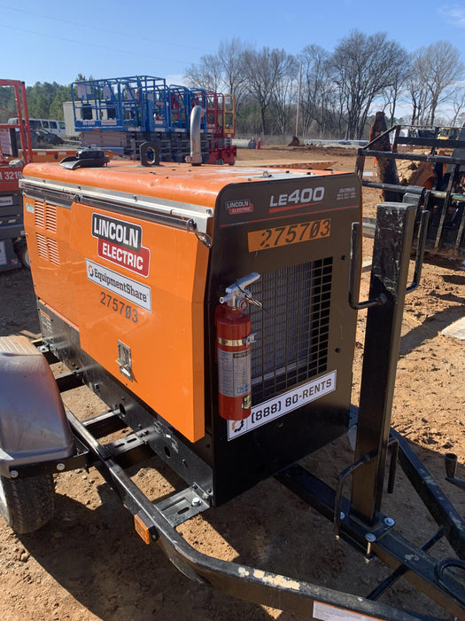 2022 Lincoln Electric LE400 Kubota V1505, Trlr, Cable Rack, Light Kit, ES Decals, T3