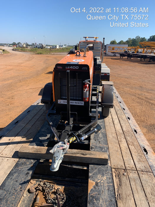 2022 Lincoln Electric LE400 Kubota V1505, Trlr, Cable Rack, Light Kit, ES Decals, T3