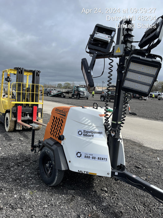 2023 Generac MLT2 Diesel, Flex Switch 120V Input, Powerzone Controller, (4) 320W LED Lights, 4kW Generator, 39.9 Gal Fuel Tank, 2" Ball, T3