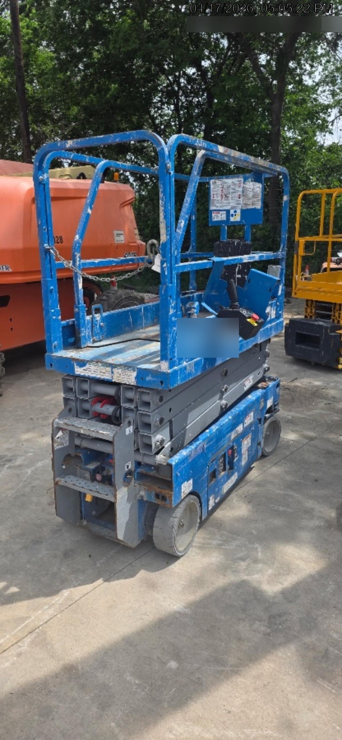 2019 Genie GS-1930 Fixed rails with chain Entry
