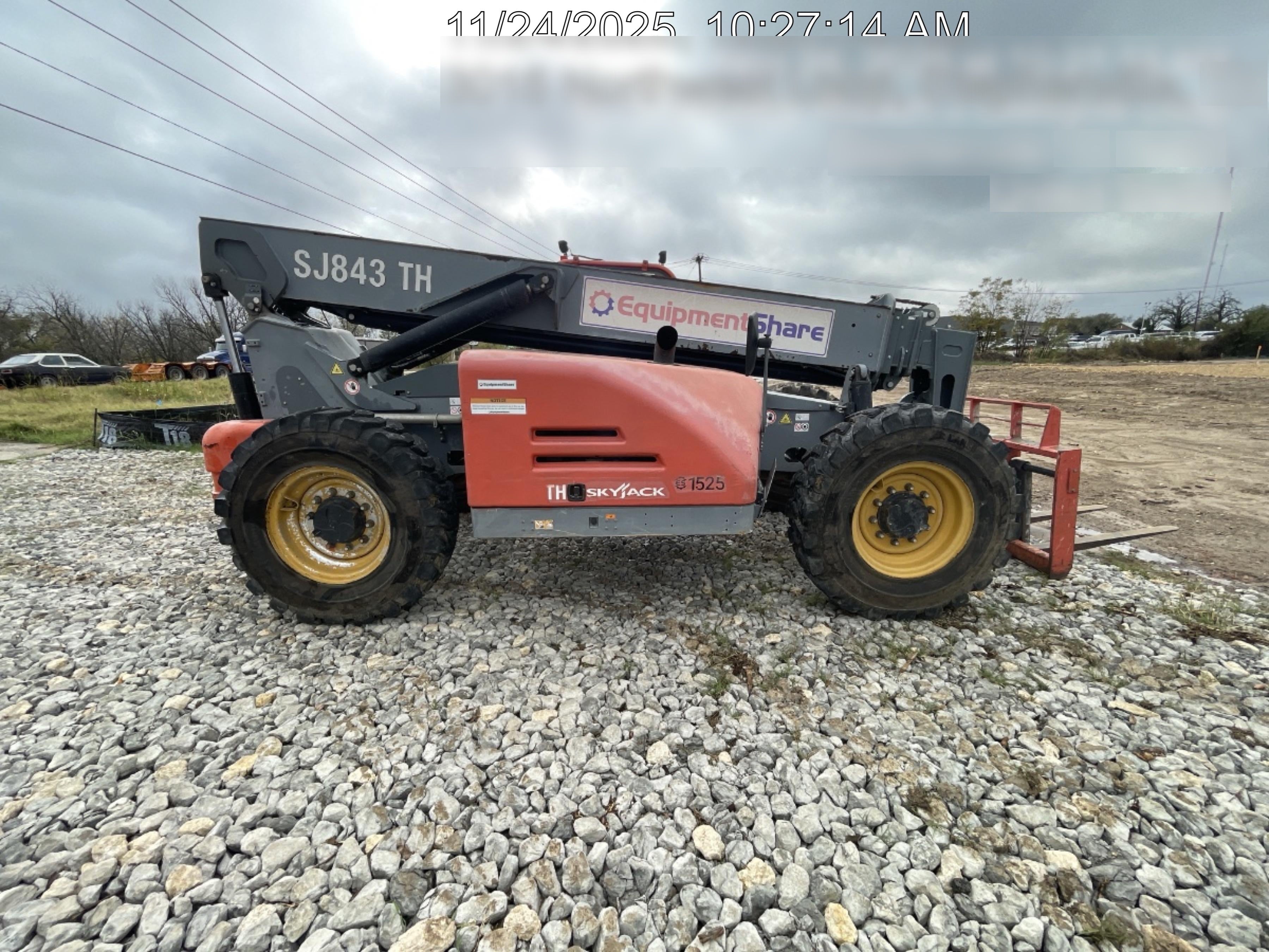 2016 Skyjack SJ843 TH 8,000 lb Telehandler