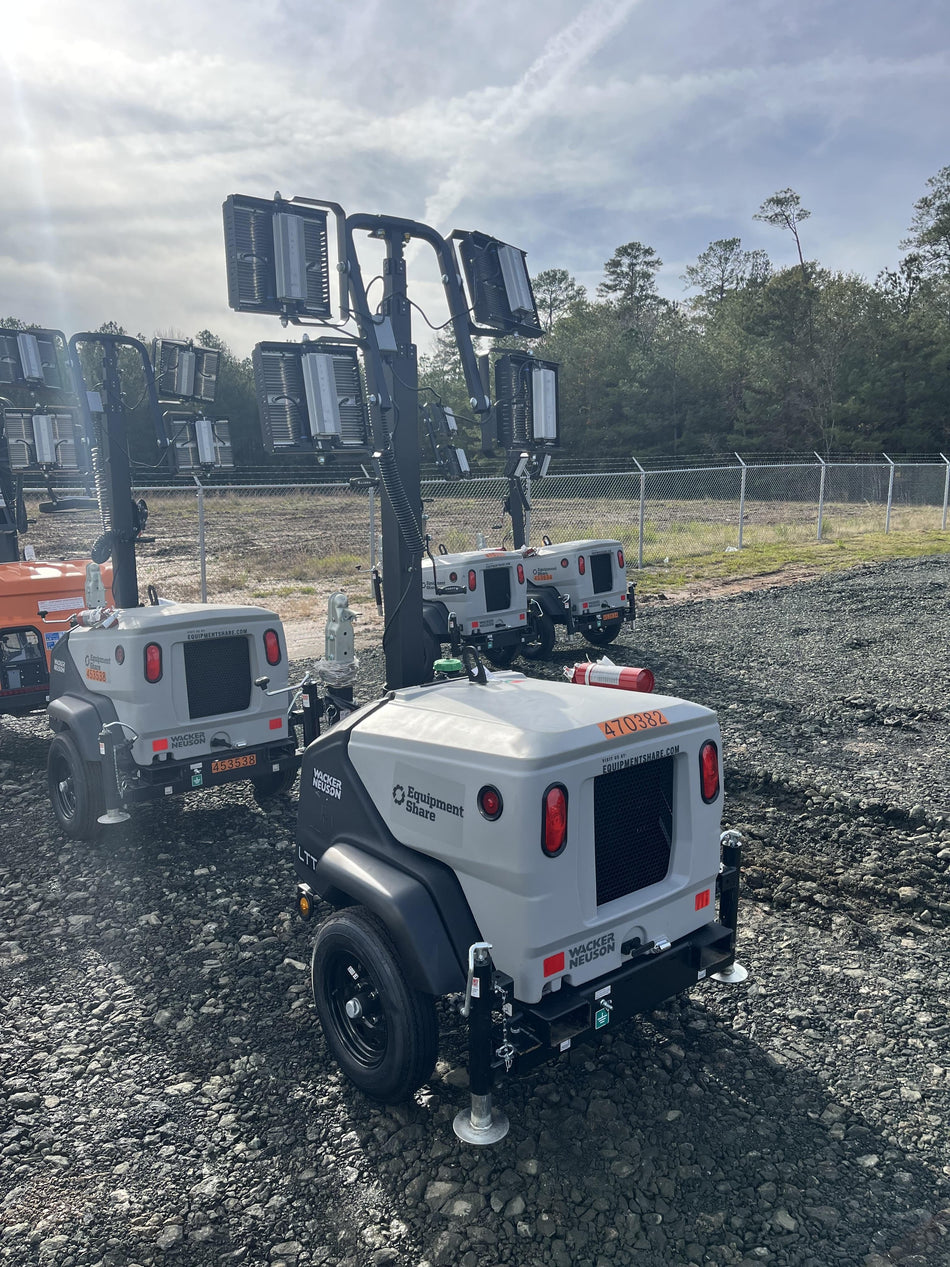 2024 Wacker Neuson LTT4 Diesel, Kohler KDW702, Deep Sea Controller, Auto Start, LED 320W, Bypass Outlet, T3