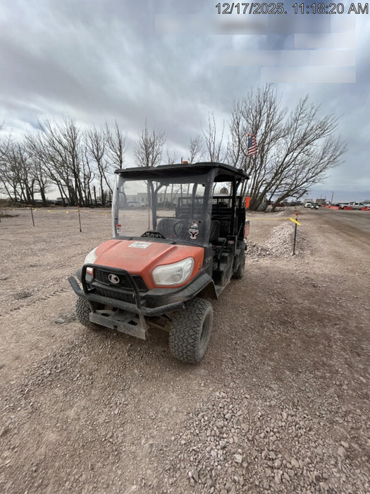 2022 Kubota RTV-X1140W-H Plastic Canopy, Windshield Acrylic Clear, LED Strobe Light, Wire Harness Kit, Back up Alarm