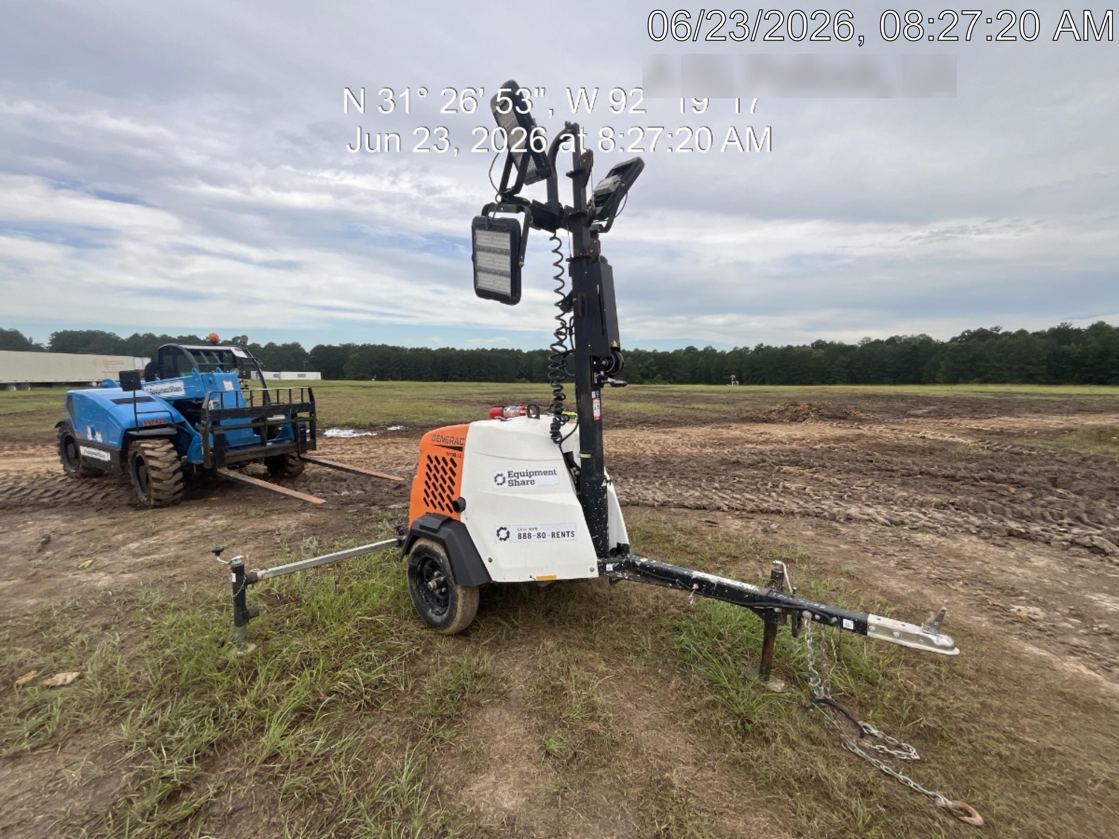 2024 Generac MLT2 Diesel, Flex Switch 120V Input, Powerzone Controller, 
(4) 320W LED Lights, 4kW Generator, 39.9 Gal Fuel Tank, 2" Ball, T3