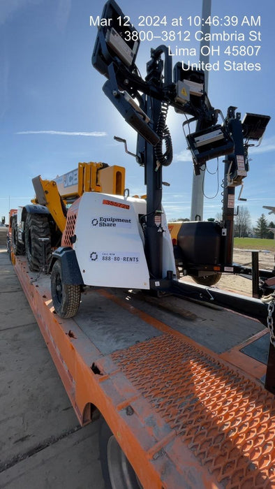 2023 Generac MLT2 Diesel, Flex Switch 120V Input, Powerzone Controller, 
(4) 320W LED Lights, 4kW Generator, 39.9 Gal Fuel Tank, 2" Ball, T3