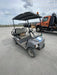 2022 Club Car CA100E Canopy, Fold down Windshield, Beacon, Back up Alarm, All-Trail Trials, HD 8 V Batteries, Trailer Hitch and Ball