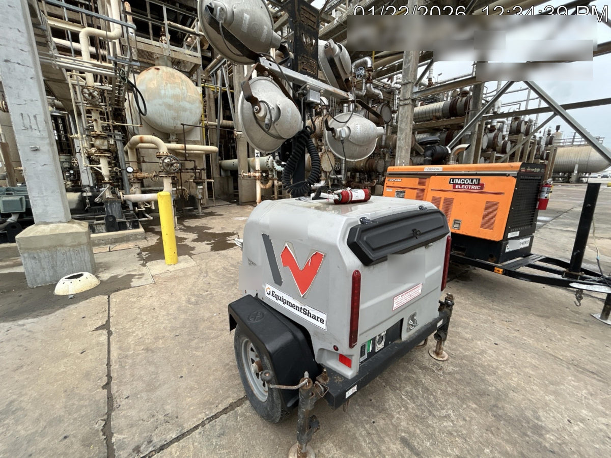 2018 Wacker Neuson LTV6K-MH Wacker Neuson LTV6K Mobile Light Tower w/Fuel Level Sensor Installed