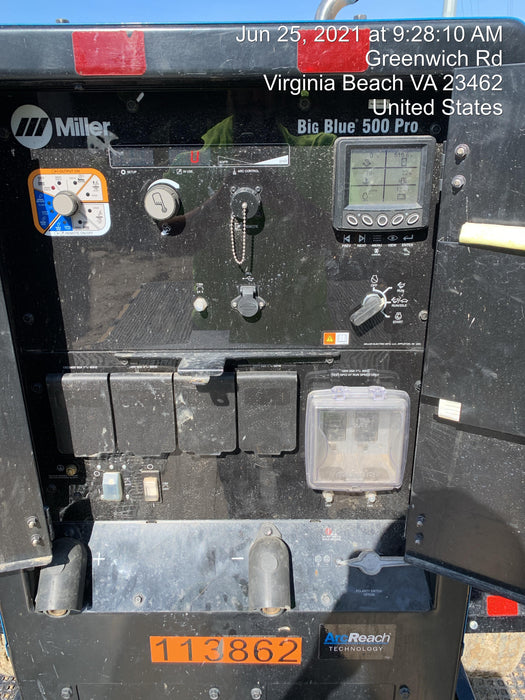 2020 Miller Electric BB500 BIG BLUE 500 PRO (KUBOTA) DELUXE W/ ARCREACH