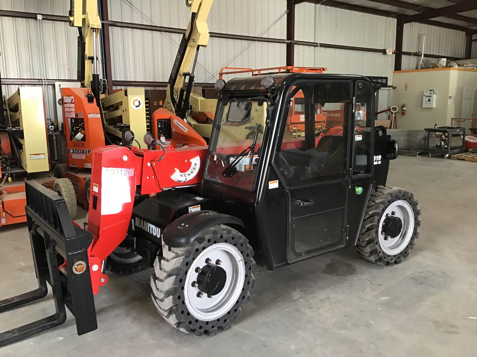 2020 Manitou MTA5519 Cab/Heat/Air, Solid Tires, Work Lights, Beacon, Aux Hydraulics, Back up Alarm, Mirrors, ES Keypad