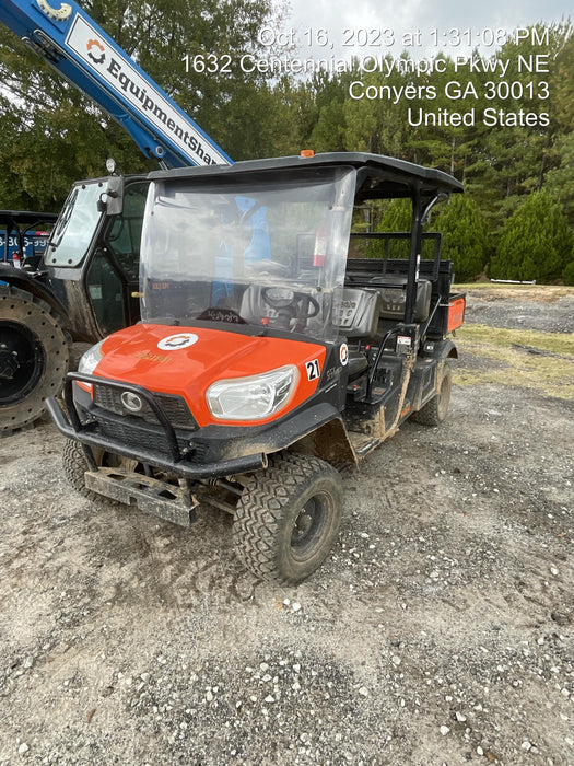 2022 Kubota RTV-X1140W-H Plastic Canopy, Windshield Acrylic Clear, LED Strobe Light, Wire Harness Kit, Back up Alarm