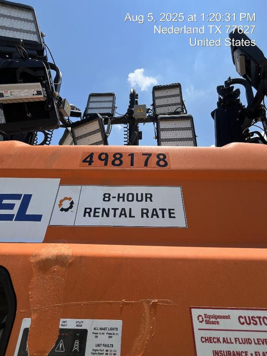 2025 Generac MLTS-4 Diesel, Mitsubishi L2E, 7.1 hp @1800 rpm, Flex Switch 120V Input, Powerzone Controller, (4) 320W LED Lights, 4kW Generator, 39.9 Gal Fuel Tank, 2" Ball