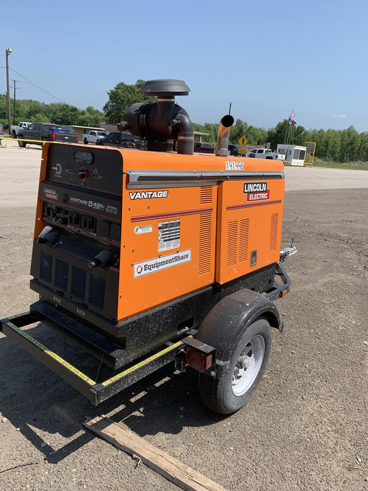 2021 Lincoln Electric Vantage 549X Ready Pak 3, ORANGE (includes trailer, cable rack, fender light kit)