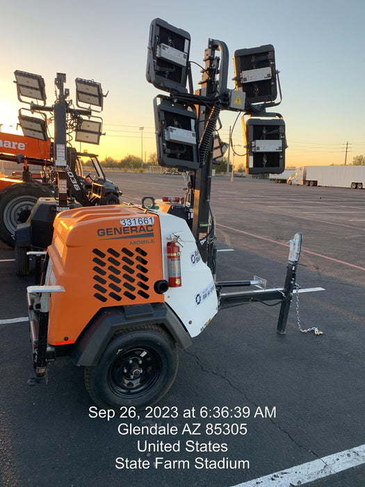 2023 Generac MLT2 Diesel, Flex Switch 120V Input, Powerzone Controller, (4) 320W LED Lights, 4kW Generator, 39.9 Gal Fuel Tank, 2" Ball, T3