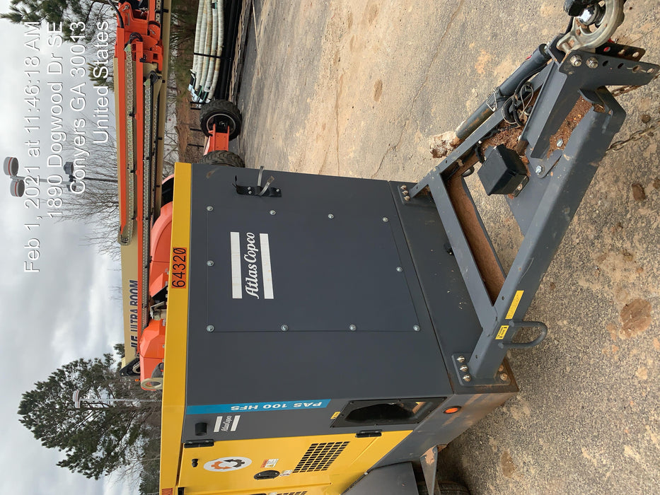 2020 ATLAS COPCO PAS 100 HF CS Enclosed