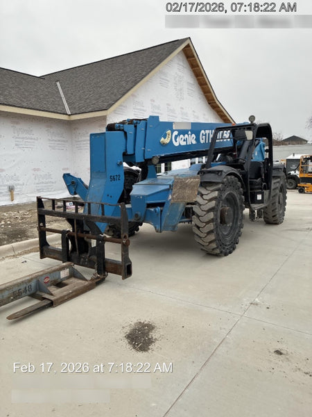 2017 Genie GTH-1056 Genie GTH1056, Solid Tires, 60" carriage, Open ROPS