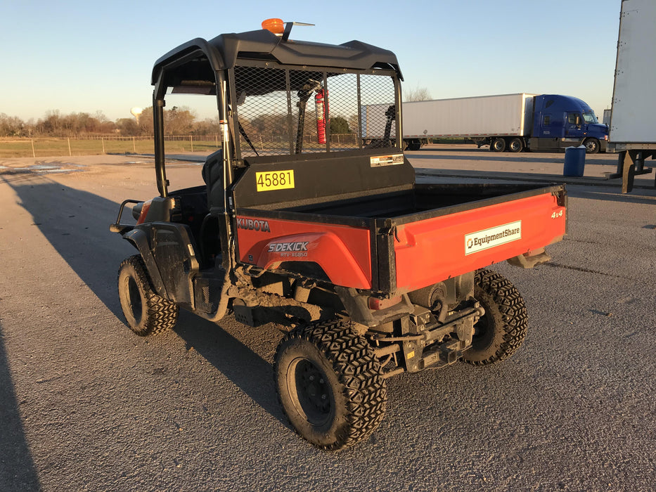2019 Kubota RTV-XG850WL-H 4wd Utility Cart, Gas, 2 Seat, LED Strobe, Windshield Tempered Glass, Plastic Canopy, Wire Harness Kit, Backup Alarm