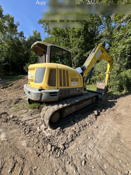Wacker Neuson ET90 Cab, Long Dipperstick, Track, Bucket