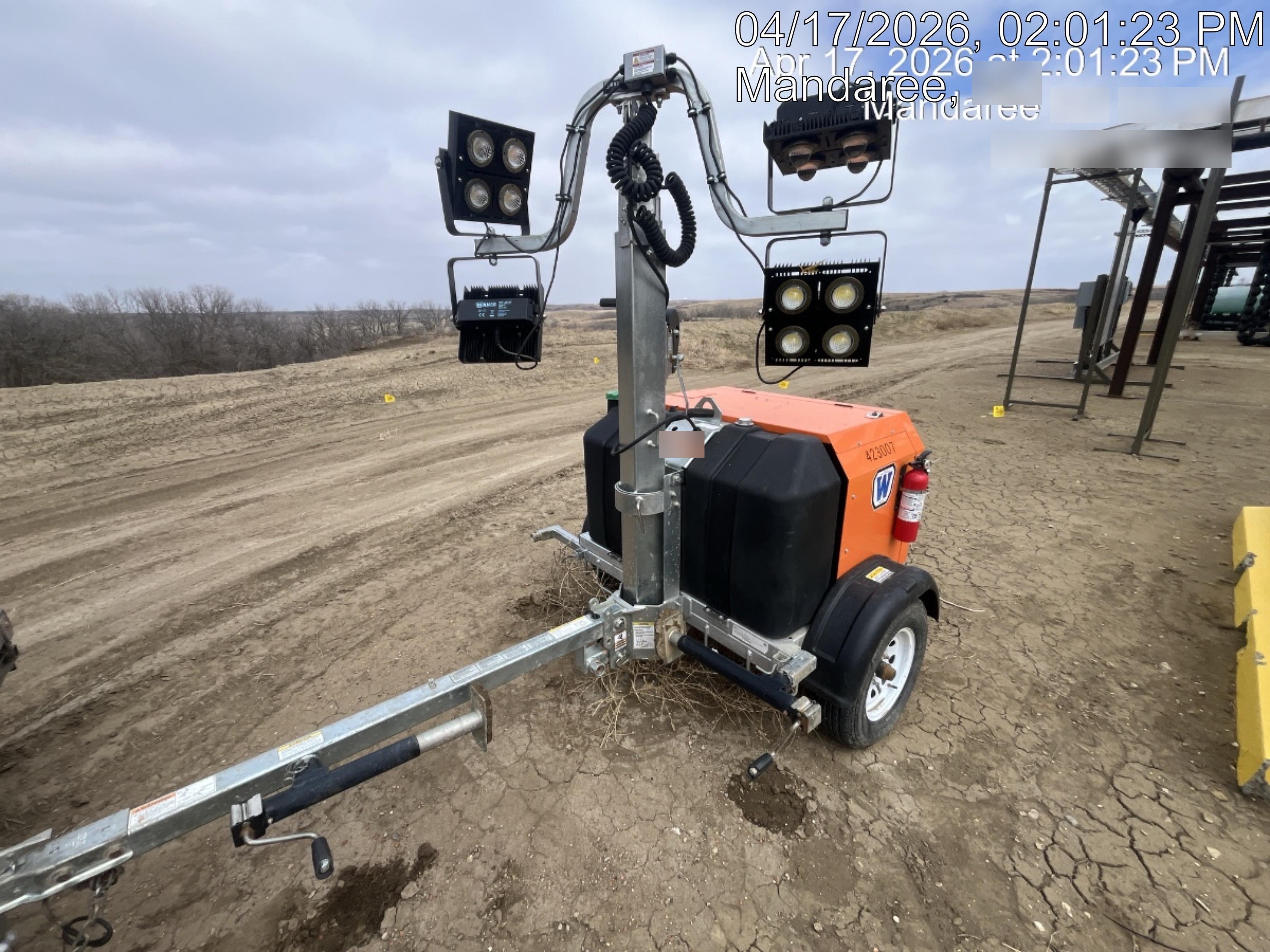 2024 Wanco WLTT-4MM4K Diesel, Deep Sea Controller, Shore Power Plug, Auto Start, (4) 350W LED Floodlights, 4kW Generator, 60 Gal Fuel Tank, 2" Ball, T3