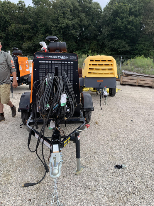 2021 Lincoln Electric Vantage 549X Ready Pak 3, ORANGE (includes trailer, cable rack, fender light kit)