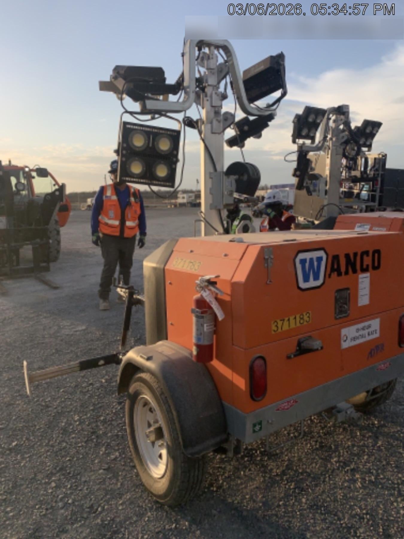 2023 Wanco WLTT-4MM4K Diesel, Deep Sea Controller, Shore Power Plug, Auto Start, (4) 350W LED Floodlights, 4kW Generator, 60 Gal Fuel Tank, 2" Ball, T3