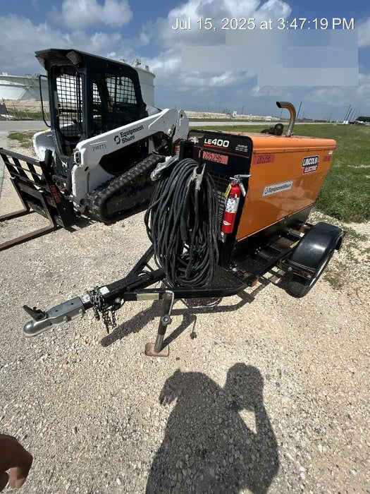 2022 Lincoln Electric LE400 Kubota V1505, Trlr, Cable Rack, Light Kit, ES Decals, T3