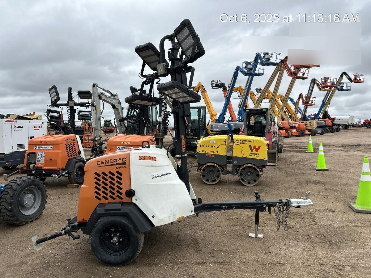 2023 Generac MLT2 Diesel, Flex Switch 120V Input, Powerzone Controller, (4) 320W LED Lights, 4kW Generator, 39.9 Gal Fuel Tank, 2" Ball, T3