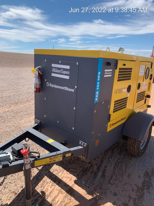 2021 ATLAS COPCO PAS 100 HF CS Enclosed
