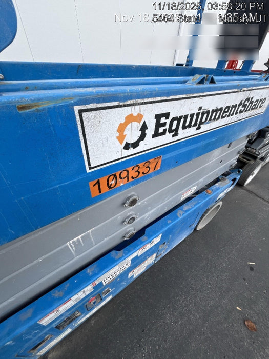 2020 Genie GS-2632 Solid NM Tires, Folding Rails with Half-Height Swing Gate, Beacon