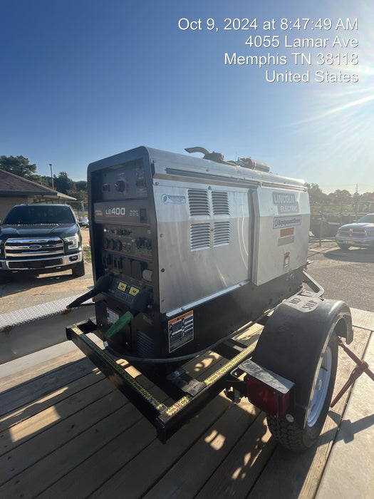 2024 Lincoln Electric LE400 Kubota V1505, Trlr, Cable Rack, Light Kit, ES Decals, T3