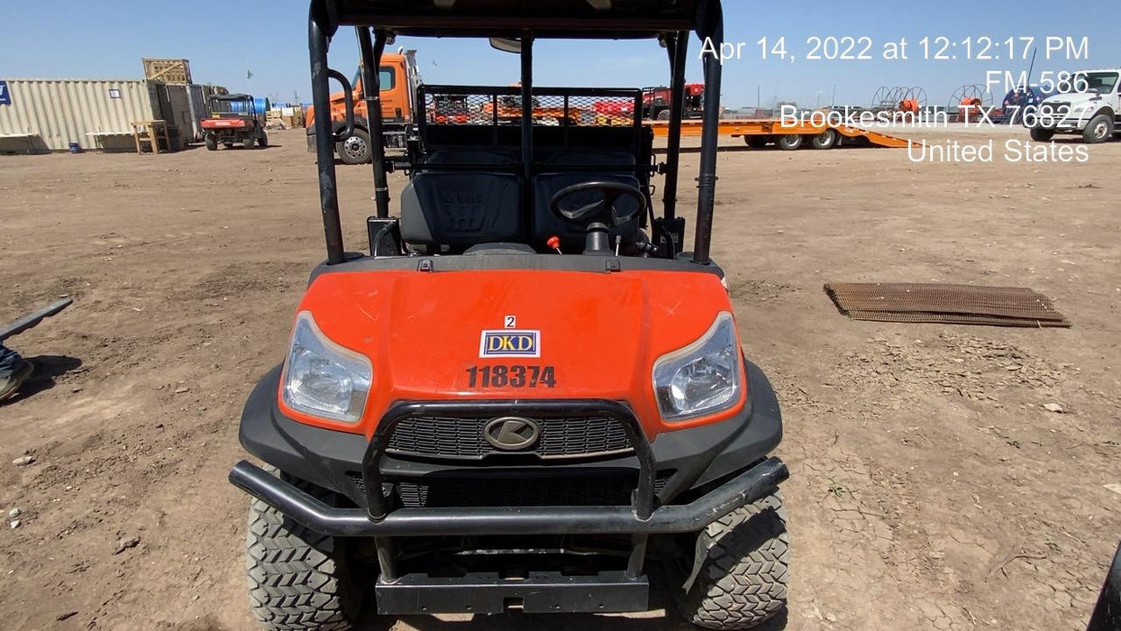 2020 Kubota RTV-X1140W-H Canopy, 4-Seater, Diesel, Windshield Acrylic Clear, LED Strobe, Backup Alarm
